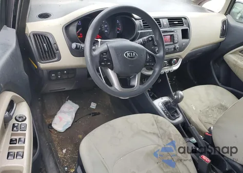 2013 Kia Rio Lx из США, поврежденный, VIN KNADM5A31D6144684